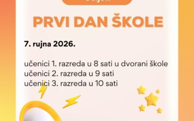 Prvi dan škole